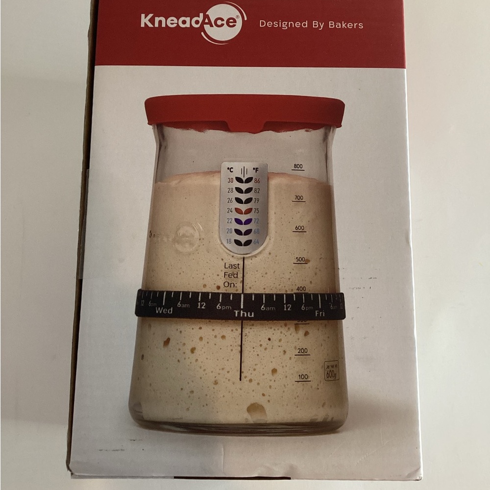KneadAce Pro Sourdough Bread Starter Kit, 34 oz Large Capacity Sourdough Starter